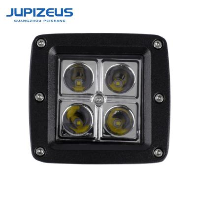 China Aluminum + PC Upgrade 40W Square Led Work Light For Suv Atv Offroad Truck LED Work Light for sale