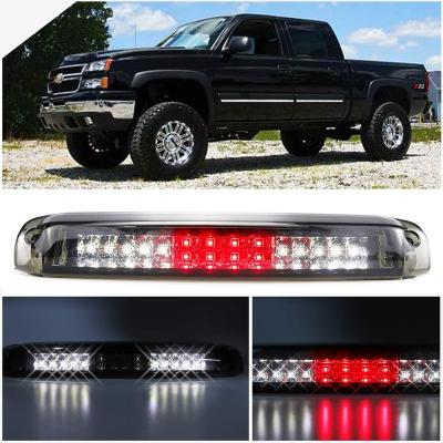 China Light High Mounted Tail Brake Light Fits For 1999-2006 Chevy Silverado GMC Sierra Smoke Clear LED 3rd Brake for sale