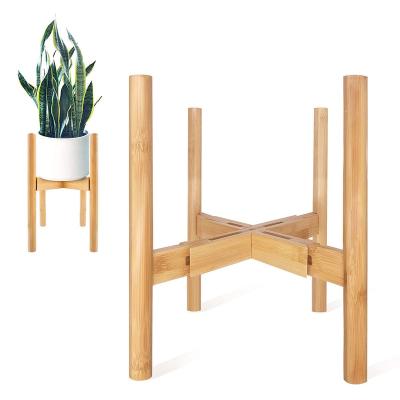 China 2021 New Popularity Hot Sale Products Modern Bamboo Stand Flower Shelf for sale