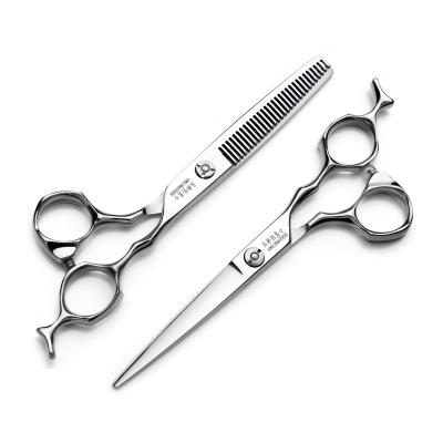 China Thinning Scissors Price Cheap Hair Cutting Polish Barber Scissors Set Stainless Steel Right Handed Style Excellent Professional Mirror for sale