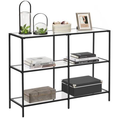 China Living Room Furniture Metal Leg Hallway Easy Clean Hot Selling Modern Black Console Table for sale