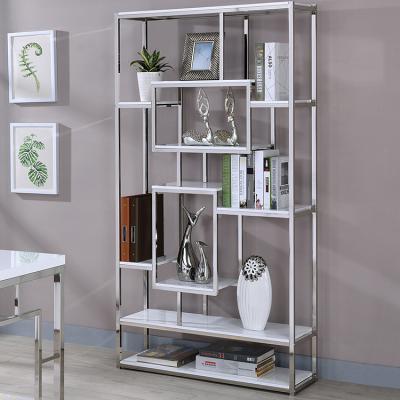 China 2022 MDF Stainless Steel Hotel Hot Sale High Quality Home Office Customized Single Shelf for sale