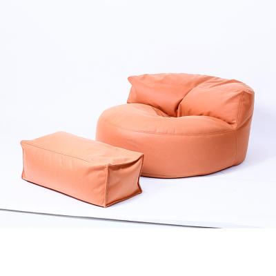 China Modern Design Extended High Quality Lounge Chair With Stool Lounge Sofas for sale