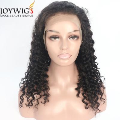 China Brazilian Water Wave Joywigs 13x4 HD Full Lace Front Wig 180% Density Wig Raw Human Hair Wig for sale