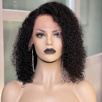 China Yaki Joywigs Peruvian Hair HD Lace Frontal Wigs 150% Density Hair HD Deep Curly Lace Wig for sale