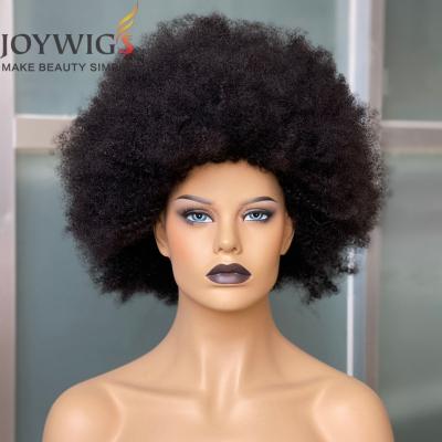 China Wholesale HD Curly Curly Lace Front Human Hair Afro Kinky Curly Wig For Color Women Brazilian Virgin Hair Lace Closure Wig 5x5 for sale