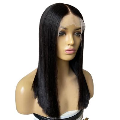 China Wholesale 180% Density Cuticle Aligned Transparent Lace Swiss Remy Human Hair Wigs For Blackwoman for sale