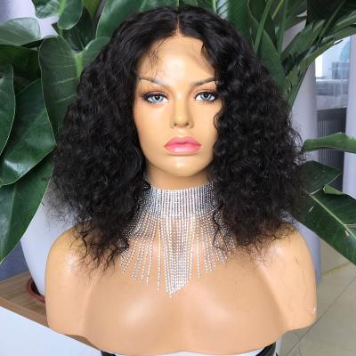 China The Other Baby Short Curly Lace Front Human Hair Wigs For Women Brazilian Hair Color 12inches for sale