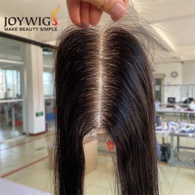 China Silky Straight Wave Joywigs Hair Lace Closures For Women Kimk Closures 1.5X4in Natural Color 8-22in for sale