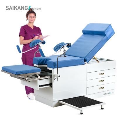 China Multifunction Delivery Gynecology Couch Furniture A048 Hospital Medical Bed Obstetrics Manual Hospital Operating Table Manufacturers for sale