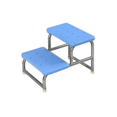 China SKE020-1 Modern Stainless Steel ABS Top Anti Slip Medical Foot Stool for sale