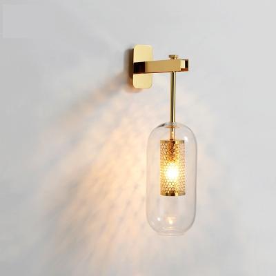 China New Design Products Modern Transparent Bedroom Bathroom Energy Saving Living Room Led Wall Lamp for sale