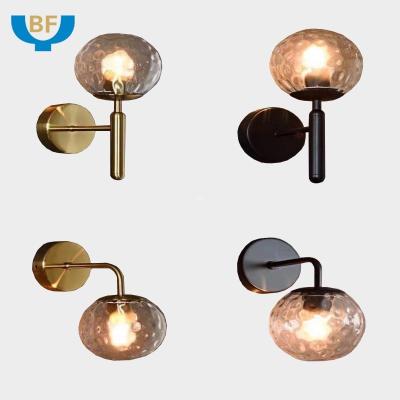 China Modern Customizable Handmade Round Wall Lamp Shade Transparent Wall Light Cover for sale