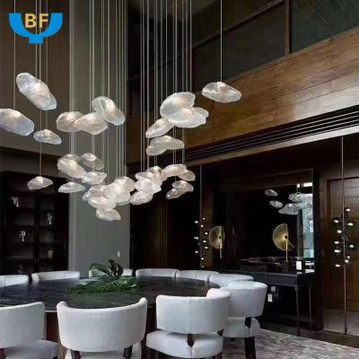 China Customized Modern Elegance Hotel Fashion Glass Lamp Cover High Grade Modern Pendant Lamp Shade for sale