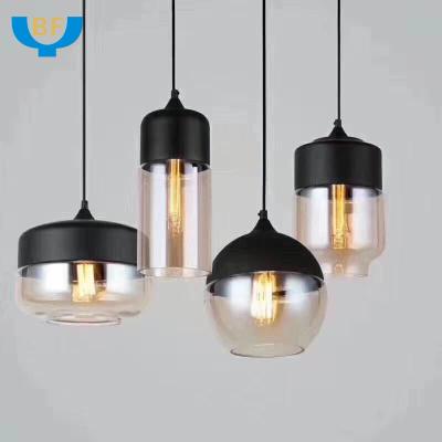 China American Modern Nordic Glass Ceiling LED Aisle Balcony Balcony Design Pendant Lamp for sale