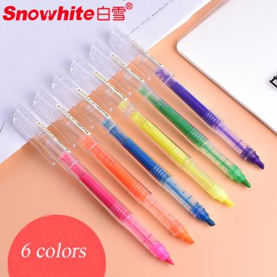 China office & Colorful Seed Free Ink School Markers Refillable Chisel Highlighter Bar PVP-636 for School Office Supply and for sale