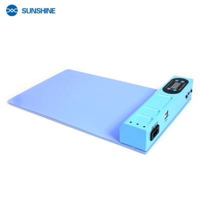 China Sunshine S-918E Machinery Repair Shops 14 Inch LCD Separator Heater Pad For iPad Mobile Phone LCD Screen Dismantling Treasure Separating Mat for sale