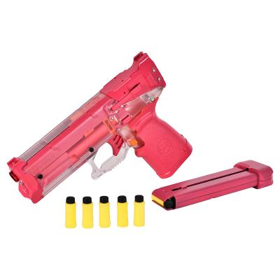 China Zhenweiqi Original Design Fire Mouse S200 Manual Hand Drawn Toy Kids Dart Launcher Safety EVA Foam Dart Toy Guntoy Gun for sale