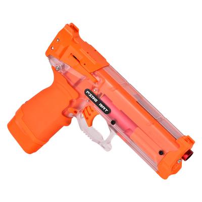 China Soft Hand Pull Toy Zhenweiqi s200 Bullet Gun Boy Toys Outdoor Summer Dart Gun for Kids Short Band Sponge Ball Toy Gun for sale