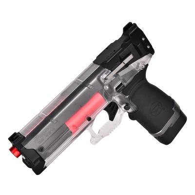 China Original Design Zhenweiqi Fire Mouse S200 Bullet Toy Gun Launcher Soft Hand Pull Toy Gun EVA Foam Darts Weapon Toy Gun fire for sale