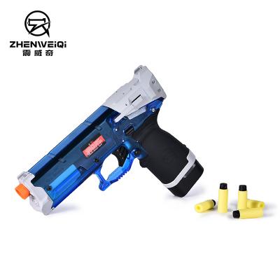 China Zhenweiqi Fire Mouse S200 Boys Toy For Kids Foam Soft Bullet Gun Toy Gun For Shooting Plastic Dart Gun Hand Pull Toy Design for sale