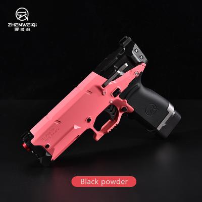 China Hand Pull Toy Zhenweiqi Kids Toys Throw Outdoor Games Toy Gun Shooting Game Boys Toy Gun Plastic s200 for sale