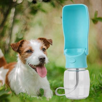 China Best Price Non-Automatic Dog Water Bottle Travel Water Bottle Portable Folding Pet Water Dispenser for sale