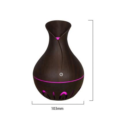 China Household Aroma Diffuser 2022 Ultrasonic Aroma Diffuser Wood Grain Aroma Diffuser Humidifier for sale