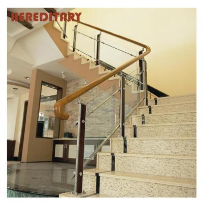 China Terrace 304 Pipe Balustrade Stainless Steel Railing Eclectic Indoor Outdoor Fence Glass Railing for sale