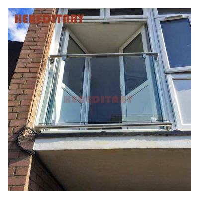 China Minimalist good prices double glazed balcony fencing glass and skylight juliet balcony for sale for sale