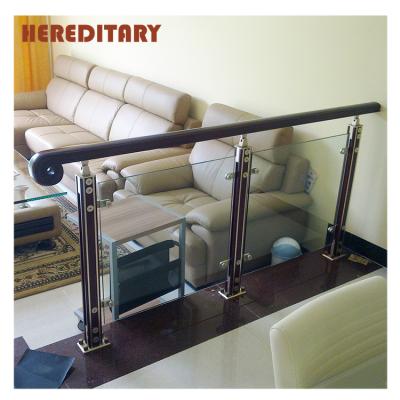 China Contemporary Indoor Safety Aluminum Railings And Railings Outdoor Stairs Glass Railing for sale