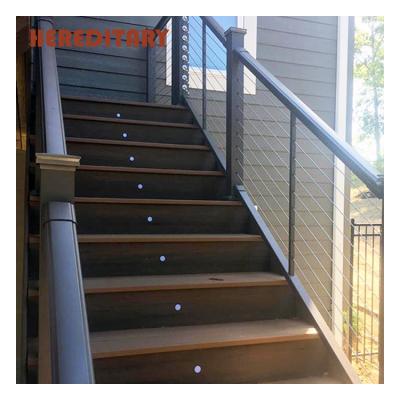 China Modern Modern Aluminum Mesh Cable Railing Outdoor Deck Railing for sale