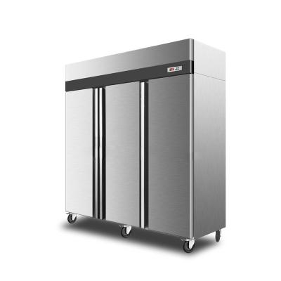 China JINBEST Standard Commercial Double-temperature Refrigerator Deep Freezer Refrigerator Air-Cooled 3 DOOR for sale