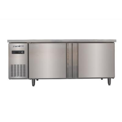 China Single-Temperature Commercial Restaurant Kitchen 2 Doors Undercounter Refrigerator for sale