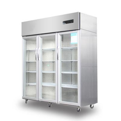 China JINBEST Single-temperature glass door refrigerators display glass freezer door display refrigerator for sale