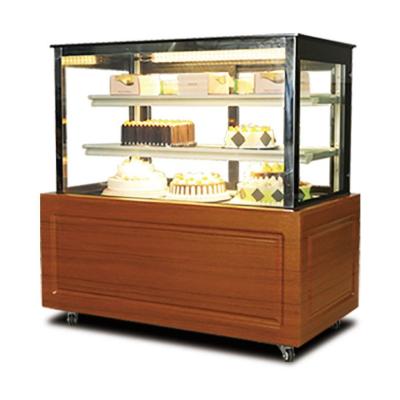 China JINBEST Single-temperature Bakery Cake Display Showcase Cake Display Fridge Cake Cabinet Cube Wood 1.8m for sale