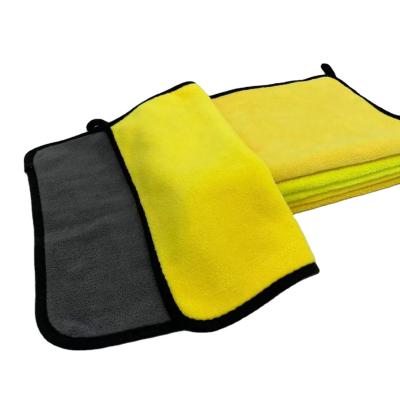 China 800gsm 30*40cm Compressed High Quality Auto Care Car Cleaning Cloth Sports Microfiber Towel for sale