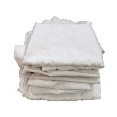 China Strong Oil Absorption Capacity Factory Price White Used Bed Sheet Normal Size 10 Kg Cotton Rags for sale