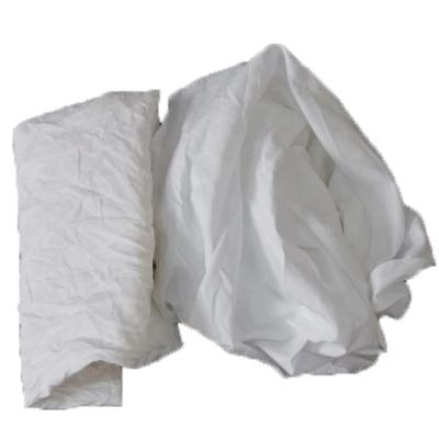 China Strong Water Absorbency Second Hand White Boarding Used Bed Sheets Cotton Rags for sale