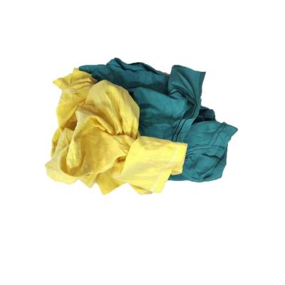 China Dark Color Strong Water Absorbency Cotton Denim Used Garbage Rags for sale