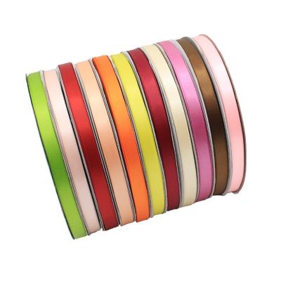 China 1cm Sustainable Bags Hot Wholesale Polyester Ribbon Printed 100% Custom Ribbon With Logo Paper Ribbons for sale