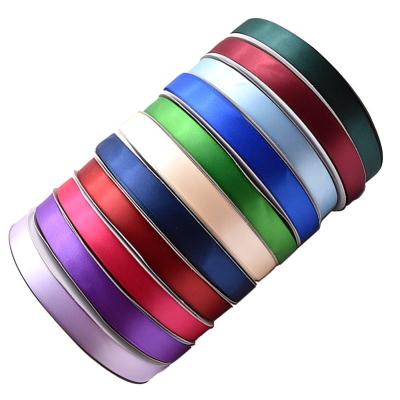 China Recyled Manufacturers Wholesale 2cm Double Sided Polyester Organza 100% Polyester Printed Apparel Ribbon for sale