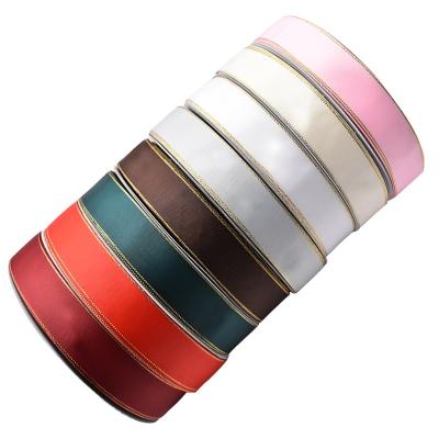 China Manufacturer Direct Sales 4cm Sustainable Top Tier 100% Polyester Gift Box Packaging Ribbon for sale