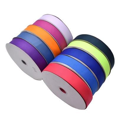 China Recyled Wholesale 3cm Ribbon Polyester Gifts Christmas Decoration Ribbons Grosgrain Ribbon For Christmas Wrapping for sale