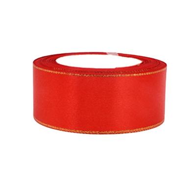 China Factory direct wholesale sales viable red ribbon packaging tape in Phnom Penh red gift box with ribbon for sale