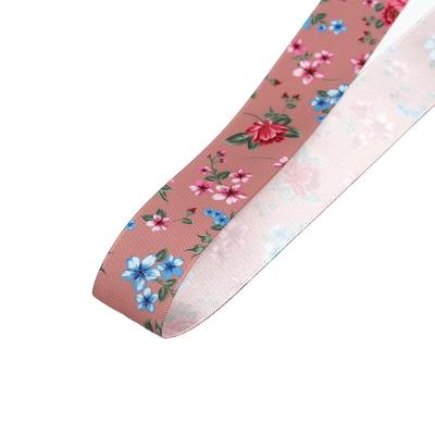 China Multicolor Printed Polyester Factory Dot Pattern Ribbon Viable Gift Wrapping Custom Decoration Ribbon for sale