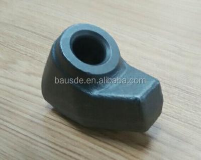 China C10AMC Road Construction Shank Drill Bit Kennametal Round Tooth Weld On Block for sale