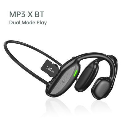 China Buletooth Dual Mode Waterproof Wireless Earphone Stereo Earphone Sports Fitness Bone Conductivity Amazon Hit Sweatproof Open Ear MP3 for sale