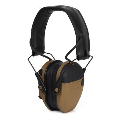 China ABS+TU+ Sponge+ Rubber Oil Gun Shooting Hearing Protection Women Audifonos Tactico Custom Safety Earmuffs With Active Cancellation noise for sale