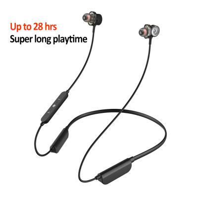 China Fever Sound Quality i6 Triple Drivers Long Playtime Wireless Headphones Bluetooth Neckband Noise Reduction Super Waterproof Sports Stereo Headset for sale